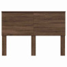 Cabecero con cabecera Roble Marrón 140 cm Madera contrachapada 4