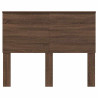 Cabecero con cabecera Roble Marrón 135 cm Madera contrachapada 4