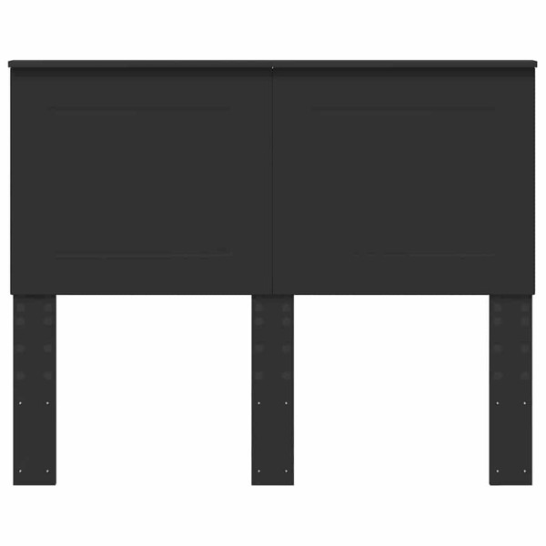 Cabecero con cabecera Roble Negro 120 cm Madera contrachapada M 4