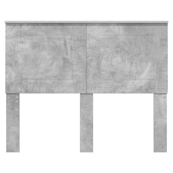 Cabecero con cabecera Gris Concreto 120 cm Madera contrachapada M 4