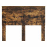Cabecero con cabecera Roble ahumado 120 cm Madera contrachapada 4