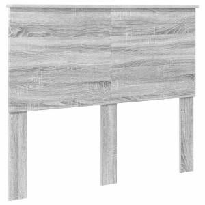Cabecero con cabecera Gris Sonoma 120 cm Madera contrachapada H