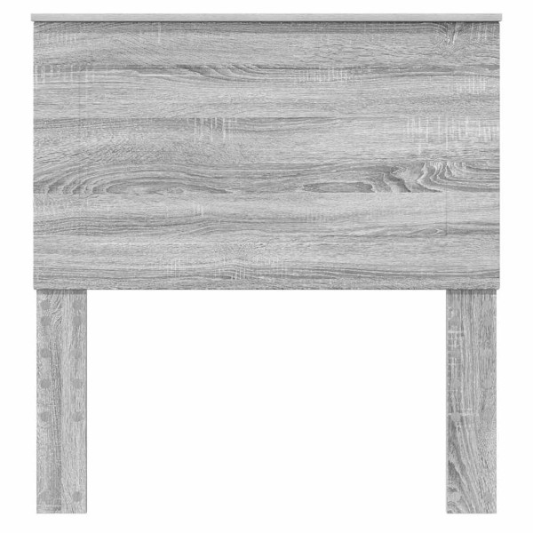 Cabecero con cabecera Gris Sonoma 100 cm Madera contrachapada M 4