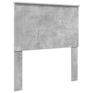 Cabecero con cabecera Gris Concreto 90 cm Madera contrachapada H