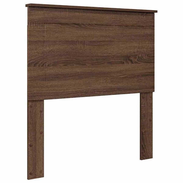 Cabecero con cabecera Roble Marrón 75 cm Madera contrachapada M 2