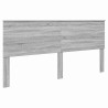 Cabecero con cabecera Gris Sonoma 200 cm Madera contrachapada 2