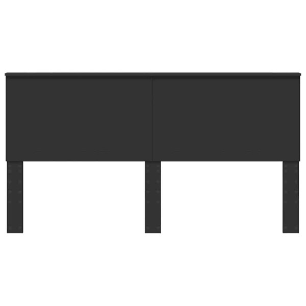 Cabecero con cabecera Roble Negro 180 cm Madera contrachapada M 4