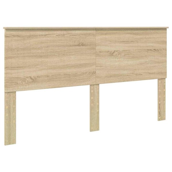 Cabecero con cabecera Roble Sonoma 180 cm Madera contrachapada M 2