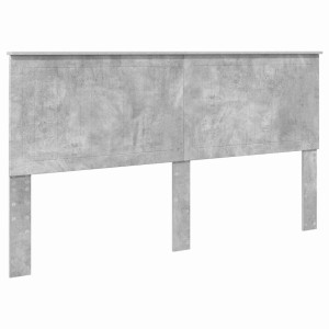 Cabecero con cabecera Gris Concreto 180 cm Madera contrachapada H