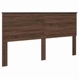 Cabecero con cabecera Roble Marrón 180 cm Madera contrachapada H