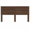 Cabecero con cabecera Roble Marrón 180 cm Madera contrachapada 4