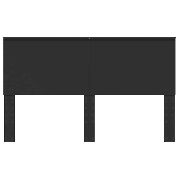 Cabecero con cabecera Roble Negro 160 cm Madera contrachapada M 4