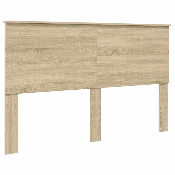 Cabecero con cabecera Roble Sonoma 160 cm Madera contrachapada M 2