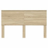 Cabecero con cabecera Roble Sonoma 160 cm Madera contrachapada 4