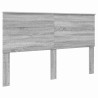 Cabecero con cabecera Gris Sonoma 160 cm Madera contrachapada 2
