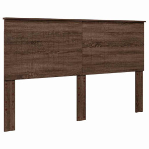 Cabecero con cabecera Roble Marrón 160 cm Madera contrachapada H