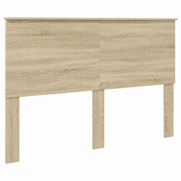 Cabecero con cabecera Roble Sonoma 150 cm Madera contrachapada M 2