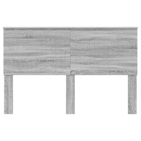 Cabecero con cabecera Gris Sonoma 150 cm Madera contrachapada M 4
