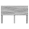 Cabecero con cabecera Gris Sonoma 150 cm Madera contrachapada 4