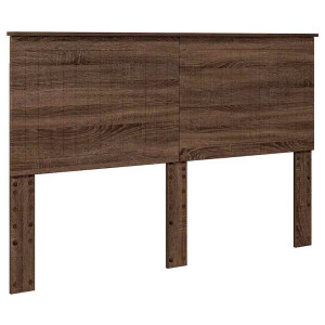 Cabecero con cabecera Roble Marrón 150 cm Madera contrachapada H