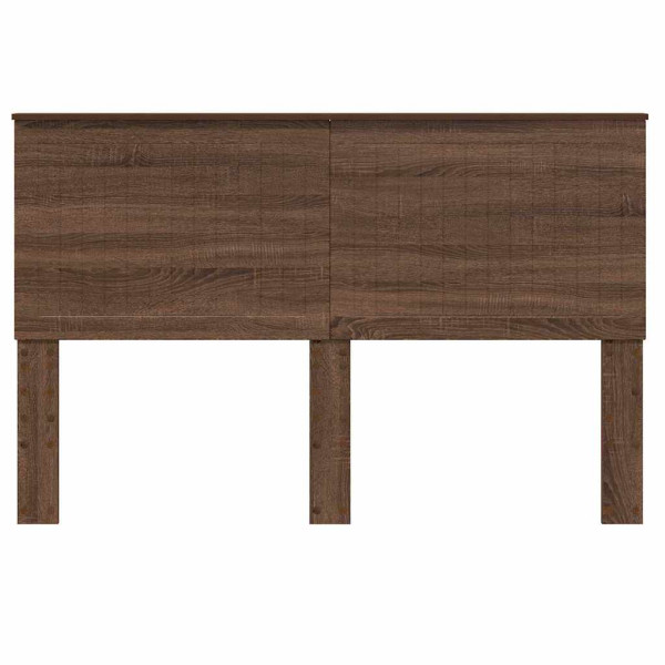Cabecero con cabecera Roble Marrón 150 cm Madera contrachapada M 4