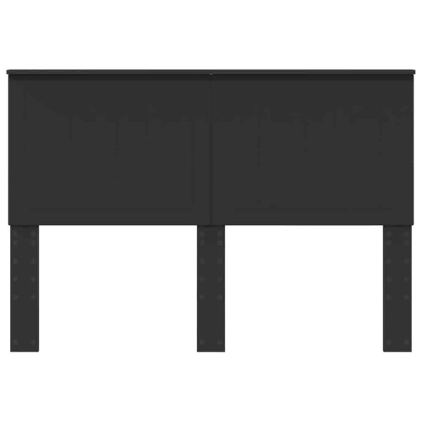 Cabecero con cabecera Roble Negro 140 cm Madera contrachapada M 4