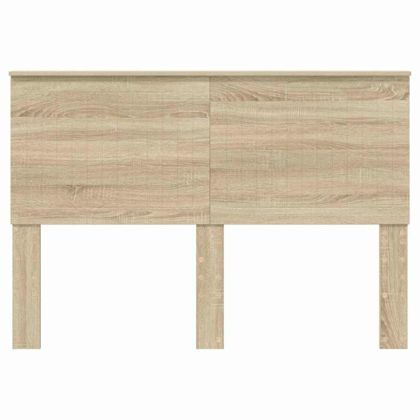 Cabecero con cabecera Roble Sonoma 140 cm Madera contrachapada M 4