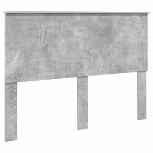 Cabecero con cabecera Gris Concreto 140 cm Madera contrachapada H