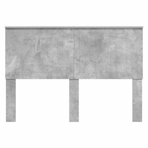 Cabecero con cabecera Gris Concreto 140 cm Madera contrachapada M 4