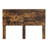 Cabecero con cabecera Roble ahumado 140 cm Madera contrachapada 4