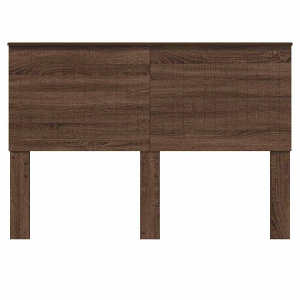 Cabecero con cabecera Roble Marrón 140 cm Madera contrachapada M 4