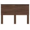 Cabecero con cabecera Roble Marrón 140 cm Madera contrachapada 4