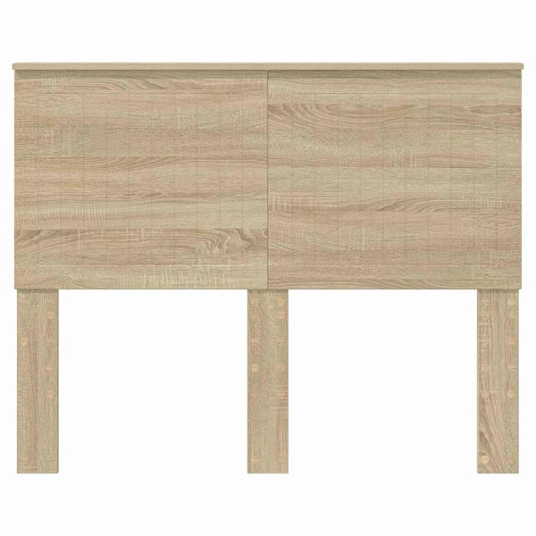 Cabecero con cabecera Roble Sonoma 135 cm Madera contrachapada M 4