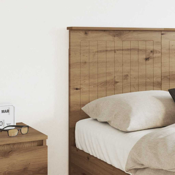 Cabecero Roble artesanal 135 cm Madera contrachapada M 3