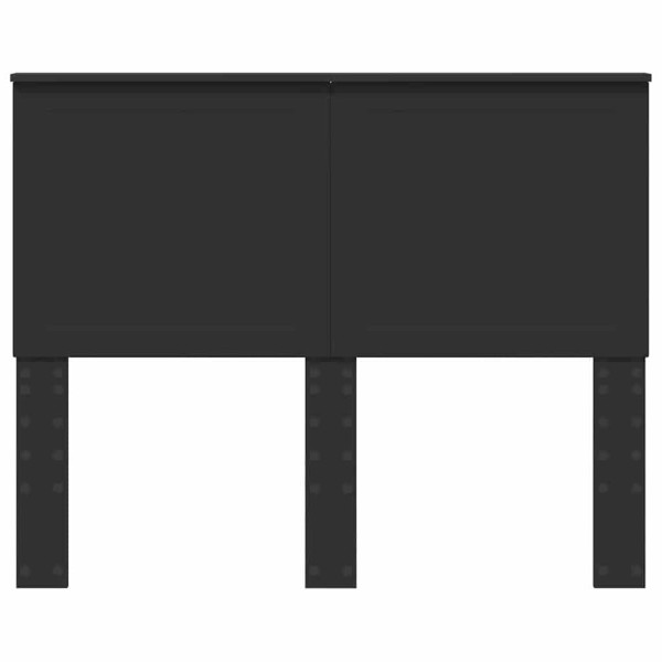 Cabecero con cabecera Roble Negro 120 cm Madera contrachapada M 4