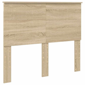 Cabecero con cabecera Roble Sonoma 120 cm Madera contrachapada H