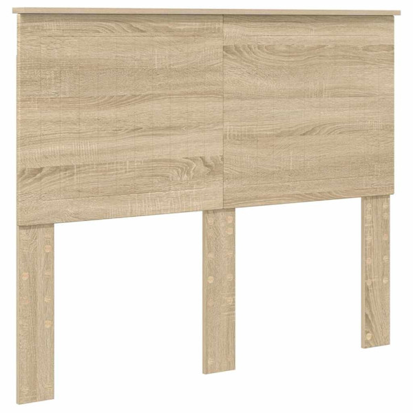 Cabecero con cabecera Roble Sonoma 120 cm Madera contrachapada M 2