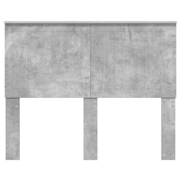 Cabecero con cabecera Gris Concreto 120 cm Madera contrachapada M 4