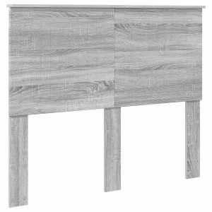 Cabecero con cabecera Gris Sonoma 120 cm Madera contrachapada H