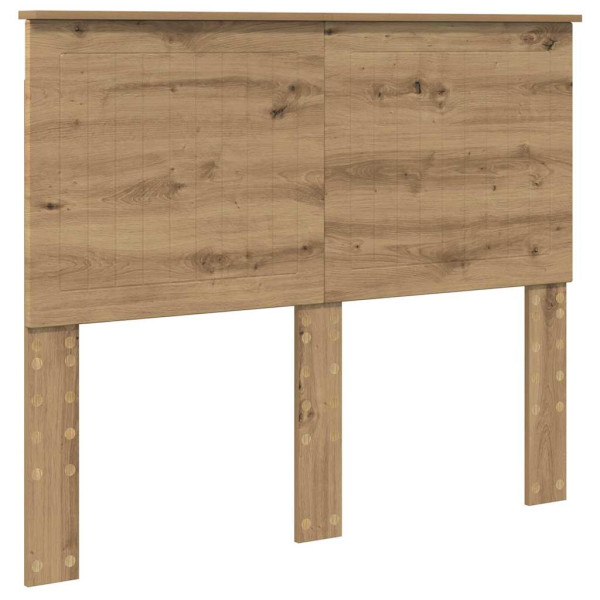 Cabecero Roble artesanal 120 cm Madera contrachapada M 2