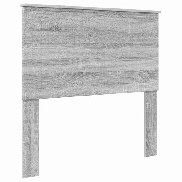 Cabecero con cabecera Gris Sonoma 100 cm Madera contrachapada M 2