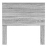 Cabecero con cabecera Gris Sonoma 100 cm Madera contrachapada 4