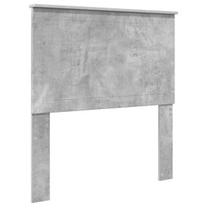 Cabecero con cabecera Gris Concreto 90 cm Madera contrachapada H