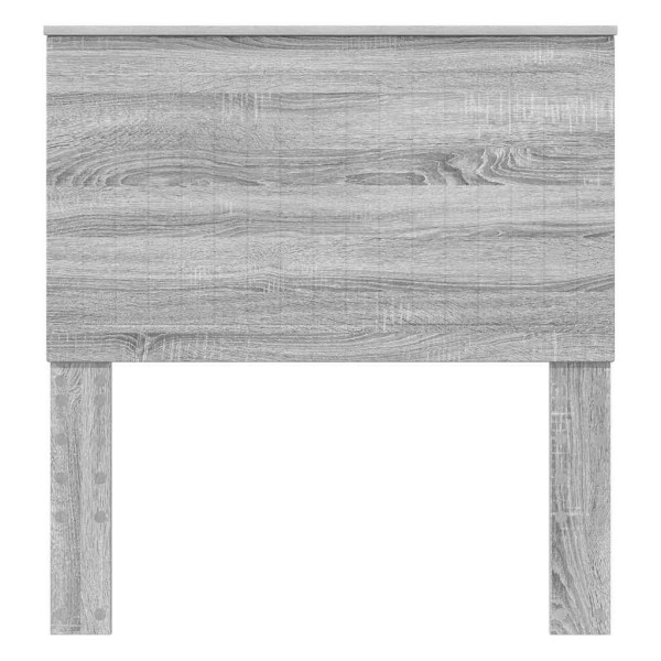 Cabecero con cabecera Gris Sonoma 90 cm Madera contrachapada M 4
