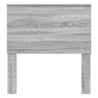 Cabecero con cabecera Gris Sonoma 90 cm Madera contrachapada 4