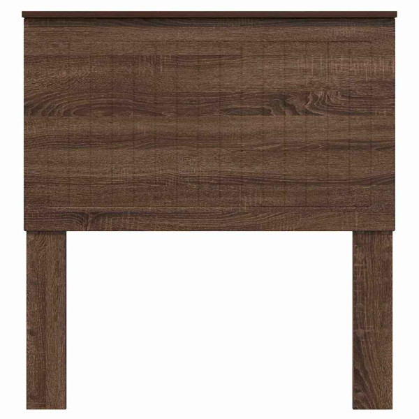 Cabecero con cabecera Roble Marrón 90 cm Madera contrachapada M 4
