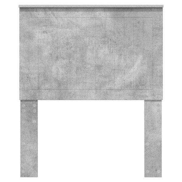 Cabecero con cabecera Gris Concreto 80 cm Madera contrachapada M 4
