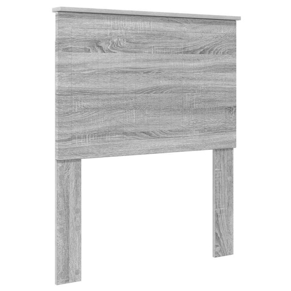 Cabecero con cabecera Gris Sonoma 80 cm Madera contrachapada M 2