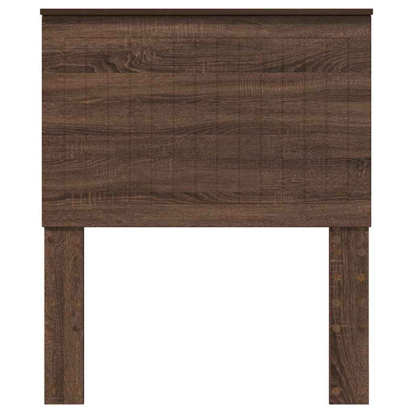 Cabecero con cabecera Roble Marrón 80 cm Madera contrachapada M 4