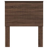 Cabecero con cabecera Roble Marrón 80 cm Madera contrachapada 4